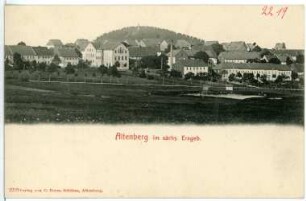 Altenberg im sächsischen Erzgebirge : Altenberg. Ansicht