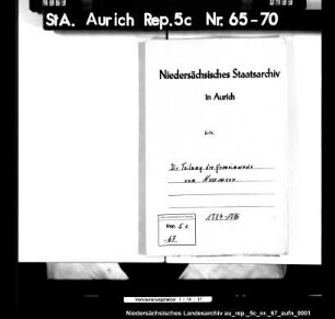 Die Teilung der Gemeinweide von Neermoor