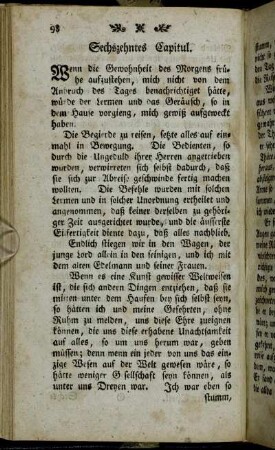 Sechszehntes Capitul. - Zwanzigstes Capitul.