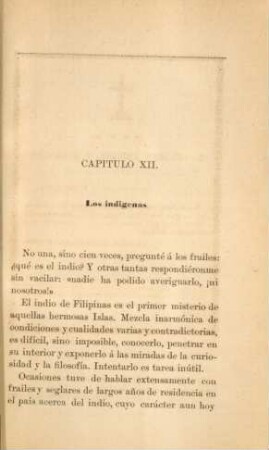 Capitulo XII. Los indigenas