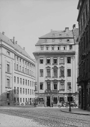 Wohn- und Geschäftshaus : Dresden, Augustusstraße / Ecke Töpferstraße, Wohn- und Geschäftshaus
