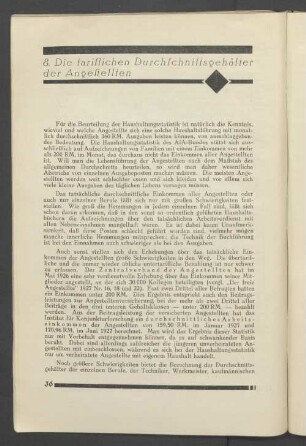 8. Die tariflichen Durchschnittsgehälter der Angestellten