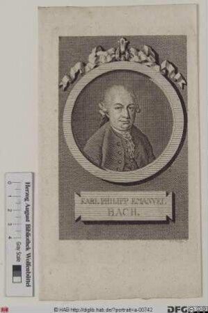 Bildnis Carl Philipp Emanuel Bach
