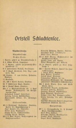 Ortsteil Schlachtensee