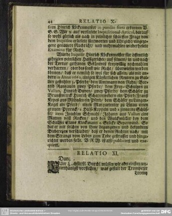 Relatio XI