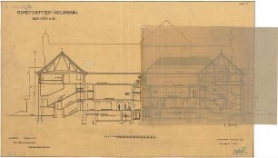 Fischer, Theodor; Heilbronn; Stadt-Theater - 1. Variante (Schnitt)