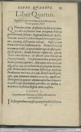 Liber Quartus. Quod est argumentum, & quae sunt partes huius quarti LIbris?