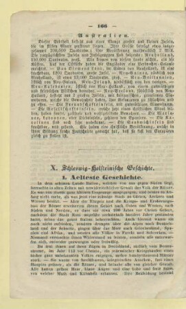 X. Schleswig-Holsteinische Geschichte