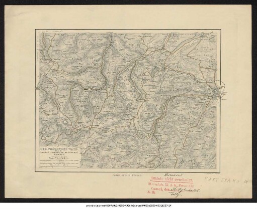 Der Thüringer Wald : Ilmenau, Oberhof, Gr. Beerberg & Schmücke : Blatt V