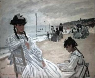 Badende am Meeresstrand