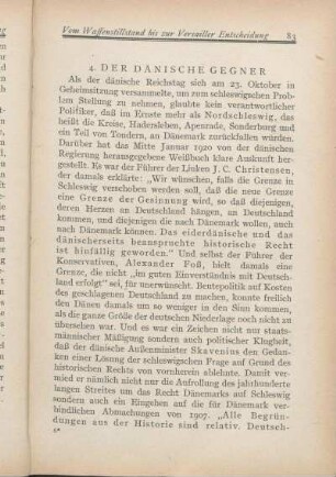 4. Der Dänische Gegner