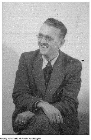 I. oder II. Landesparteitag der SPD. Unbekannter Delegierter, vermutlich G. Nitzsche, Landesvorstand SPD, verantwortlich für Jugendfragen, 1945/46.