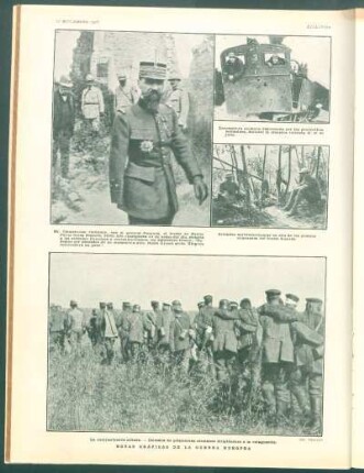 Notas gráficas de la guerra europea