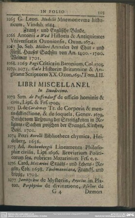 Libri Miscellanei