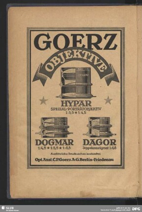 Goerz Objektive