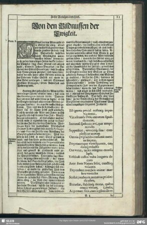 Von den Bildnussen der Ewigkeit