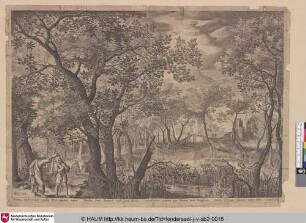 [Landschaft mit Sauls Salbung; Landscape with Saul's anointing]