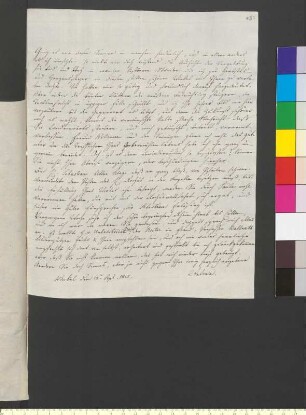 Brief von Brentano, Johanna Antonia Josepha an Goethe, Johann Wolfgang von