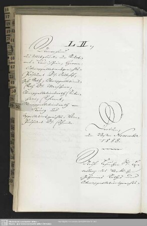 LII., 23. November 1858
