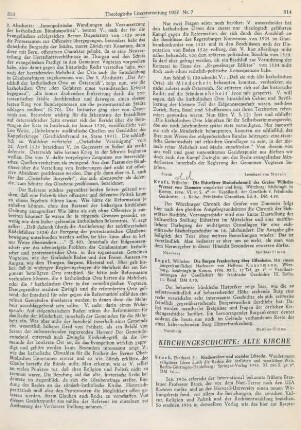 514-516 [Rezension] Bruck, Eberhard Friedrich, Kirchenvaeter und soziales Erbrecht