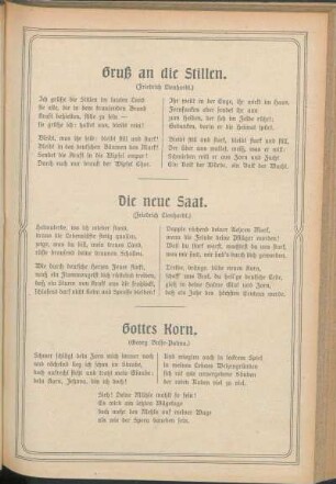 Die neue Saat. (Friedrich Lienhardt.)
