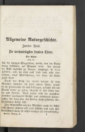 [Die Säugethiere.]