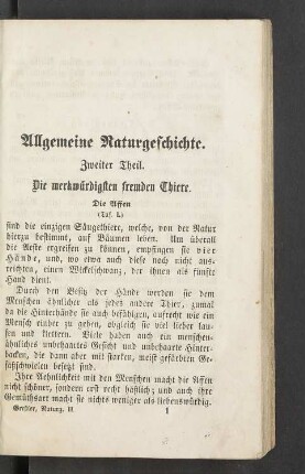 [Die Säugethiere.]