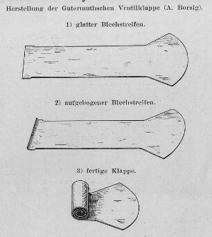 Herstellung der Gutermuthschen Ventilklappe (A. Borsig) : Technikgeschichte | Industrie und Technik | Metall- und Holzbearbeitung