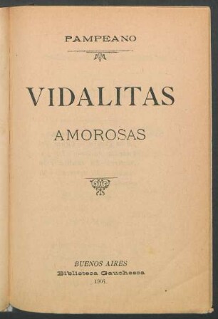 Vidalitas amorosas