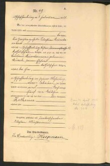 Standesamtsbuch der Stadt Aschaffenburg: Geburten 365/1900 - 184/1901
