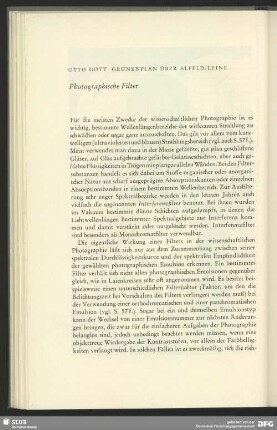 Photographische Filter
