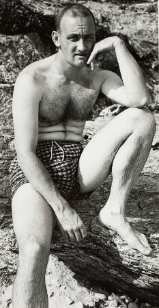 Der Fotograf Alec Steiger am Strand