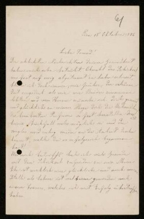 Nr. 36: Brief von Luigi Bianchi an Adolf Hurwitz, Pisa, 15.10.1886