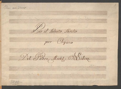 Stücke für Tasteninstrument; org; G-Dur
