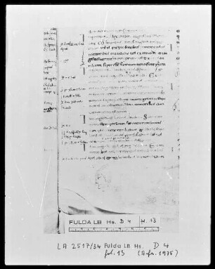 Codex Justinianeus — ---, Folio 13rectoEin Kopf, Folio 13recto