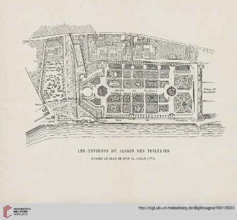 Tafel 1 Les Environs du Jardin des Tuileries