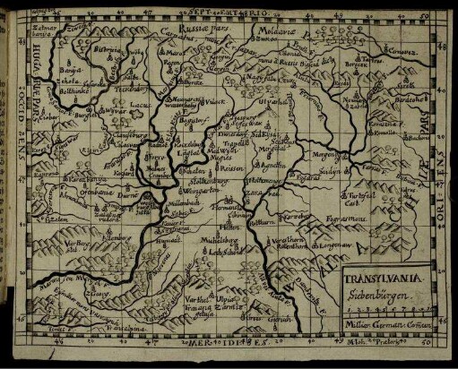 Karte: Transylvania - Siebenbürgen