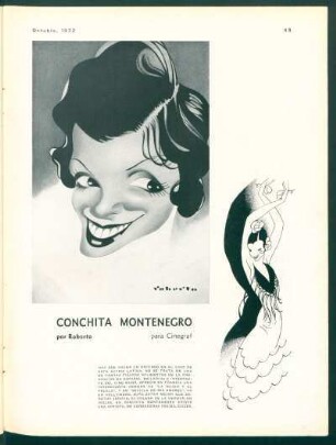 Conchita Montenegro, por Roberto