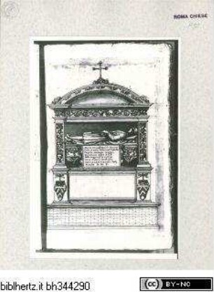 Codex Albani, Grabmal des Marcantonio Albertoni (+ 1485)
