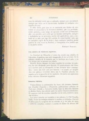 Una cátedra de literatura argentina