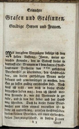 Erlauchte Grafen und Gräfinnen; Gnädige Herren und Frauen