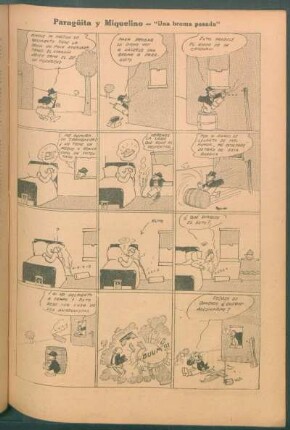 Paragüita y Miquelino. - [Cómic] : "Una broma pesada"