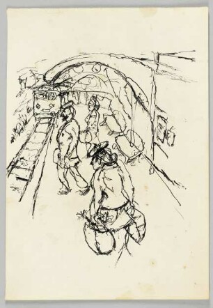 [Auf dem Bahnsteig]