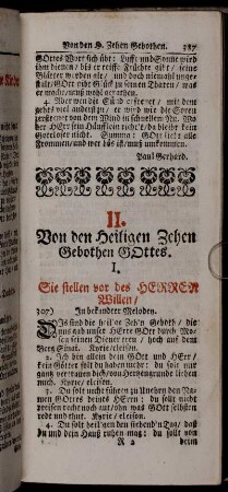 II. Von den Heiligen Zehen Gebothen Gottes