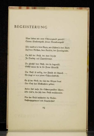 Begeisterung