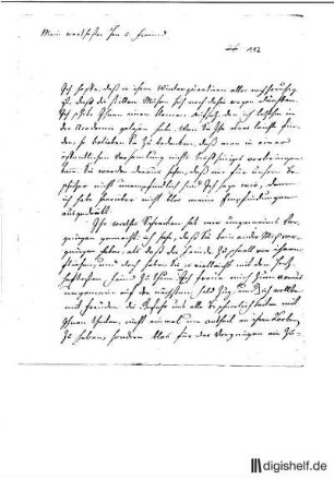 112: Brief von Johann Georg Sulzer an Ewald Christian von Kleist