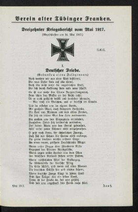 1-24, 13. Bericht: Mai 1917