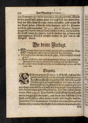 502-504, Evangelium; Eingang