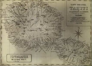 "Karte der Insel Tahiti"