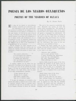 Poesía de los negros oaxaqueños